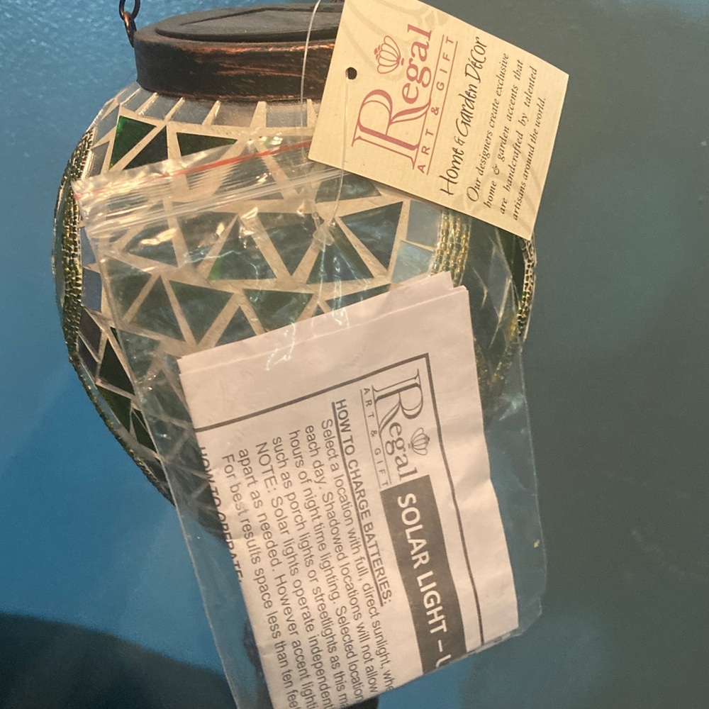 Mosaic Hot Air Balloon Lantern - Multicolor - Picture 7 of 7